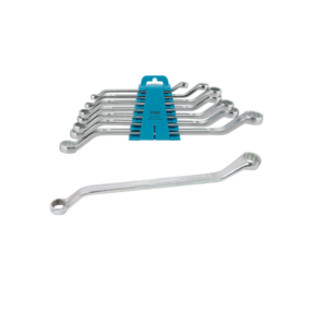 両口メガネレンチ(45°型長形)