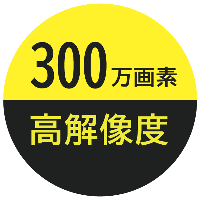 300万画素 高解像度